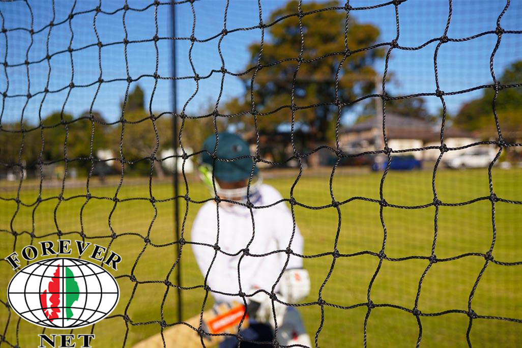Baseball batting cage net
